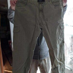 Vintage Gramicci USA, Twill Cargo Pants, Fatigue, Size 38W x 32L,